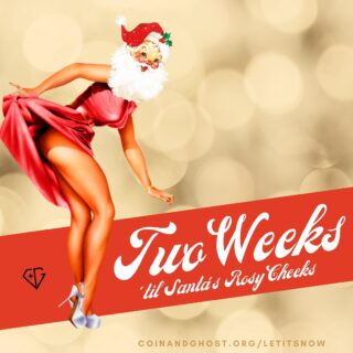 FOURTEEN SLEEPS ‘TIL THE RETURN OF C&G BURLESQUE! 🎅🏼🍑 Lineup announced this week. Link in bio for tickets. Holly jolly.